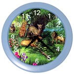 Vintage Animals Color Wall Clock