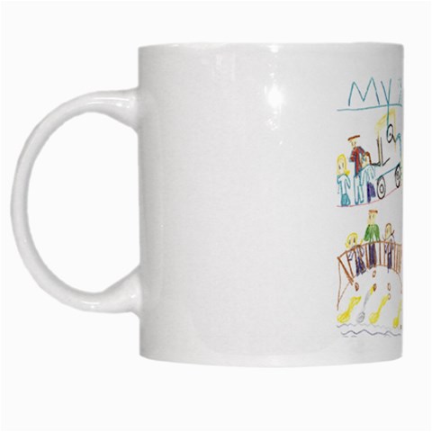 Grace s Drawing White Mug from ArtsNow.com Left
