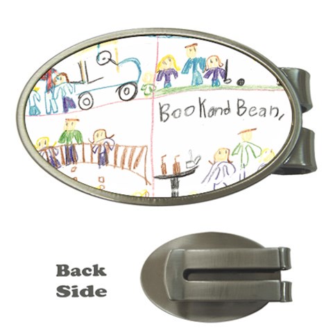 Grace s Drawing Money Clip (Oval) from ArtsNow.com Front