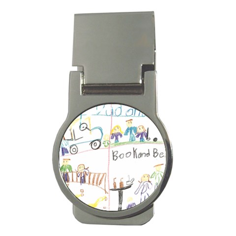 Grace s Drawing Money Clip (Round) from ArtsNow.com Front