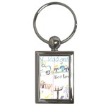 Grace s Drawing Key Chain (Rectangle)