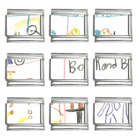 Grace s Drawing 9mm Italian Charm (9 pack) from ArtsNow.com Front