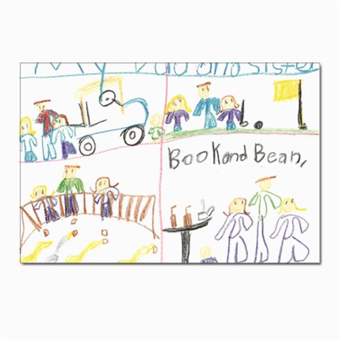 Grace s Drawing Postcards 5  x 7  (Pkg of 10) from ArtsNow.com Front