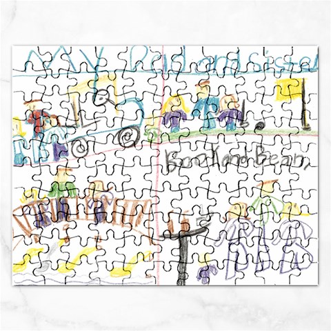 Grace s Drawing Jigsaw Puzzle (Rectangular) from ArtsNow.com Front