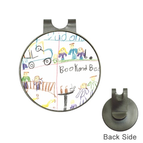 Grace s Drawing Golf Ball Marker Hat Clip from ArtsNow.com Front