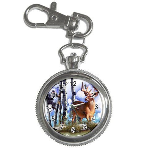 Deer Hunter Key Chain Watch from ArtsNow.com Front