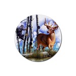 Deer Hunter Rubber Round Coaster (4 pack)