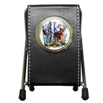 Deer Hunter Pen Holder Desk Clock