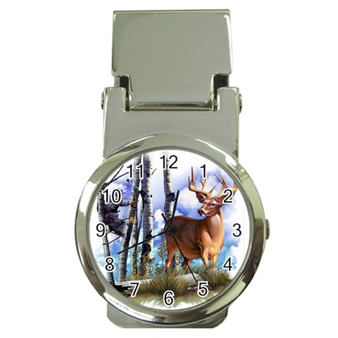 Deer Hunter Money Clip Watch from ArtsNow.com Front