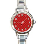 Holiday Round Italian Charm Watch