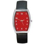 Holiday Barrel Style Metal Watch