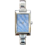 Wavy Cloudspa110232 Rectangle Italian Charm Watch