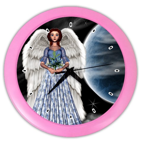 Lillia Color Wall Clock from ArtsNow.com Front