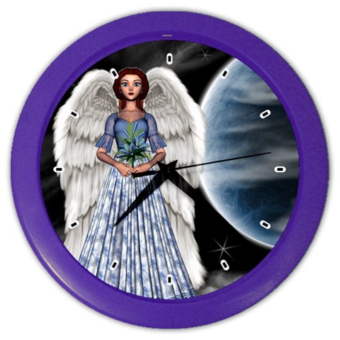 Lillia Color Wall Clock from ArtsNow.com Front