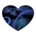 Blue Space Mousepad (Heart)
