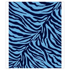 Zebra 3 Drawstring Pouch (Small) from ArtsNow.com Back