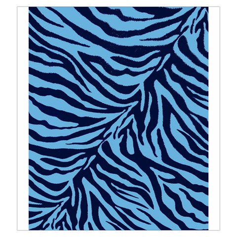 Zebra 3 Drawstring Pouch (Large) from ArtsNow.com Front
