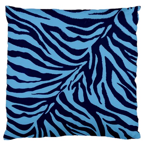 Zebra 3 Large Flano Cushion Case (One Side) from ArtsNow.com Front