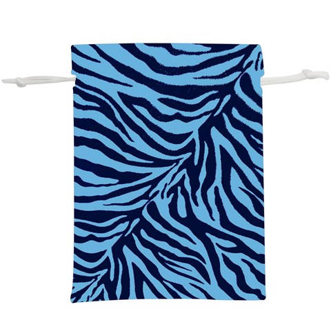 Zebra 3  Lightweight Drawstring Pouch (XL) from ArtsNow.com Front
