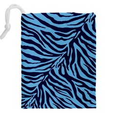 Zebra 3 Drawstring Pouch (4XL) from ArtsNow.com Back