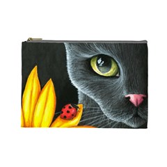 Cat 510 Cosmetic Bag (Large) from ArtsNow.com Front