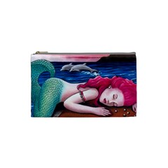 Mermaid 12 Cosmetic Bag (Small) from ArtsNow.com Front