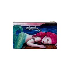 Mermaid 12 Cosmetic Bag (Small) from ArtsNow.com Back