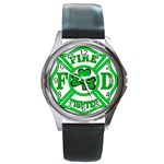 IRISH FIREFIGHTER-trans Round Metal Watch