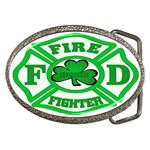 IRISH FIREFIGHTER-trans Belt Buckle