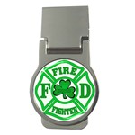 IRISH FIREFIGHTER-trans Money Clip (Round)