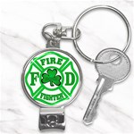 IRISH FIREFIGHTER-trans Nail Clippers Key Chain