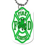 IRISH FIREFIGHTER-trans Dog Tag (One Side)