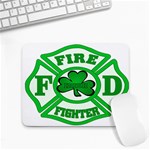 IRISH FIREFIGHTER-trans Small Mousepad