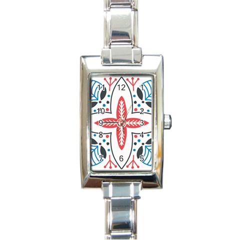 Motif Rectangle Italian Charm Watch from ArtsNow.com Front
