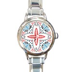 Motif Round Italian Charm Watch