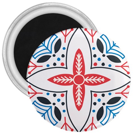 Motif 3  Magnets from ArtsNow.com Front