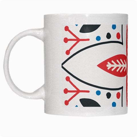 Motif White Mugs from ArtsNow.com Left