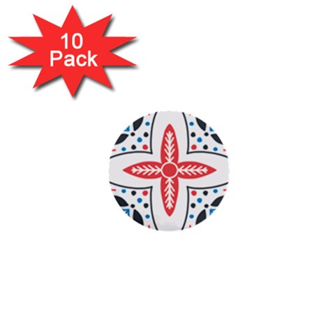 Motif 1  Mini Buttons (10 pack)  from ArtsNow.com Front