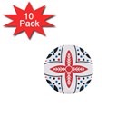 Motif 1  Mini Buttons (10 pack) 