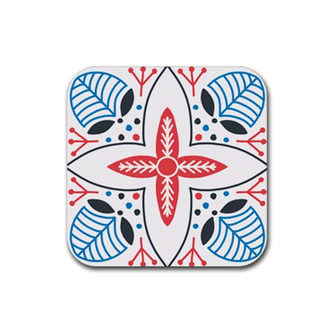 Motif Rubber Coaster (Square)  from ArtsNow.com Front