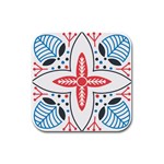 Motif Rubber Square Coaster (4 pack) 