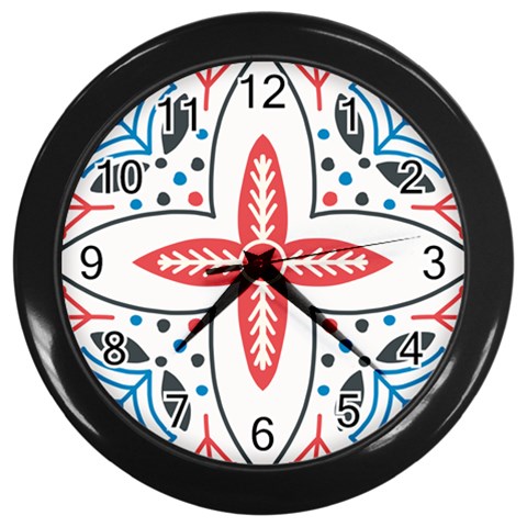 Motif Wall Clock (Black) from ArtsNow.com Front
