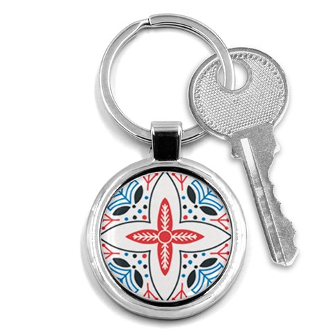 Motif Key Chain (Round) from ArtsNow.com Front