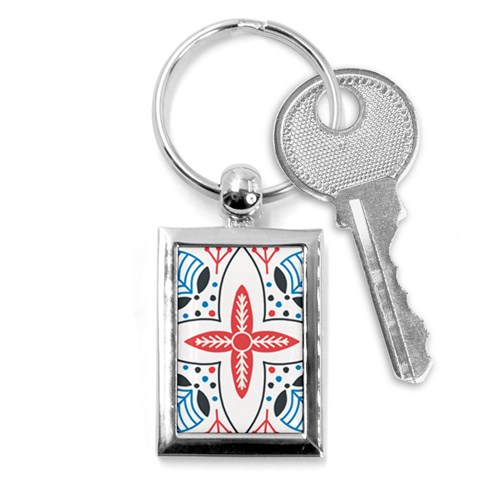 Motif Key Chain (Rectangle) from ArtsNow.com Front