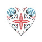 Motif Heart Magnet