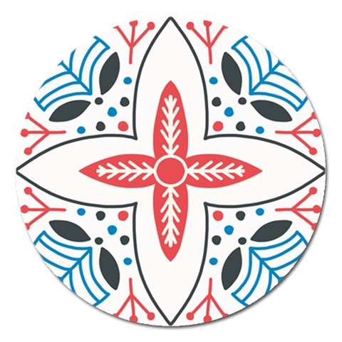Motif Magnet 5  (Round) from ArtsNow.com Front