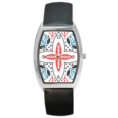 Motif Barrel Style Metal Watch from ArtsNow.com Front