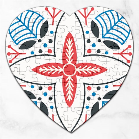 Motif Jigsaw Puzzle (Heart) from ArtsNow.com Front