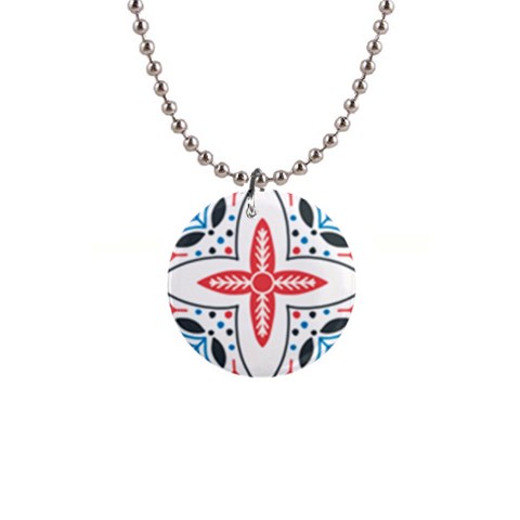 Motif 1  Button Necklace from ArtsNow.com Front