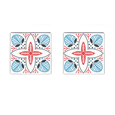 Motif Cufflinks (Square) from ArtsNow.com Front(Pair)